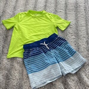 Boy’s Neon Cat & Jack 2 pc Swimsuit